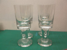 set of 4 cylinder water glasses ds1
