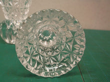 2 Crystal toothpick or Fork holders Princess House ds1