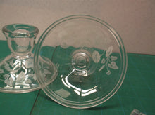 2 Frosted glass Hummingbird Candle Holders ds1