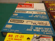 Lot of assorted staples