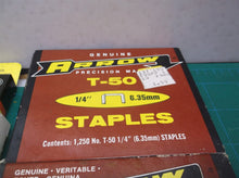Lot of assorted staples