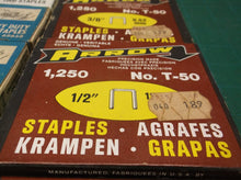 Lot of assorted staples