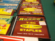 Lot of assorted staples