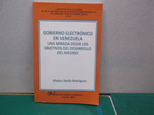 Gobierno Electrónico en Venezuela: Una mirada desde el objetivos del Spanish