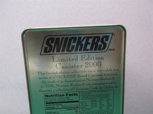 Vintage Snickers Limited Edition Canister 2000, Christmas Tin, Norman Rockwell