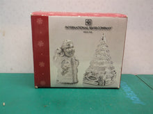 1995 Vtg Santa Claus & Christmas Tree Salt and Pepper Shaker Intl Silver Company