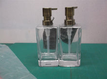 bliss jolly glass dispenser sanitizer set of 2