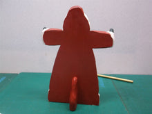 Midwest Santa Hand Towel Wood Holder