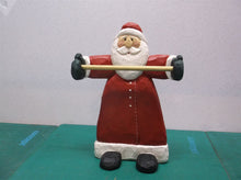 Midwest Santa Hand Towel Wood Holder