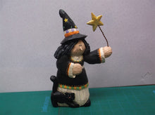 Midwest of Cannon Falls STAR WAND WITCH 9.5" Figurine Halloween Cat ds1