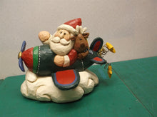 Vtg 1998 Eddie Walker Santa in holiday plane Airplane Midwest Of Cannon Falls.