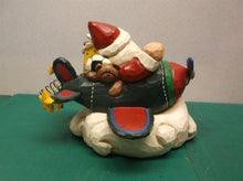 Vtg 1998 Eddie Walker Santa in holiday plane Airplane Midwest Of Cannon Falls.