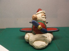 Vtg 1998 Eddie Walker Santa in holiday plane Airplane Midwest Of Cannon Falls.