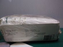 New Park Ave 4 pc Ivory King Sheet Set ds1
