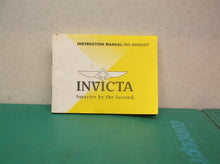 invicta instruction manual & warranty ds1