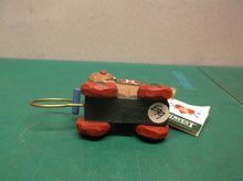 Eddie Walker Ornament Reindeer on Cart ds1