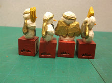 Eddie Walker Figurines Snowman Toy Blocks NOEL ds1