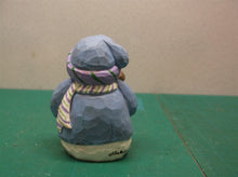 Eddie Walker Figurines Snowman w Broom Bird ds1