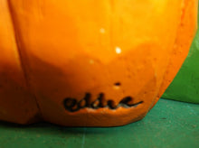 Eddie Walker Figurine Frog Pumpkin Bat ds1