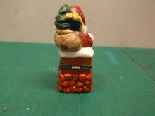 Eddie Walker Figurines Santa w Bag Chimney Box ds1