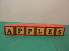 Eddie Walker Figurines Apples Blocks ds1