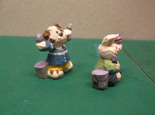 Eddie Walker Figurines Bunny Dog Painters ds1