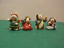 Eddie Walker Figurines 4pcs Mixed Dog Kitten ds1