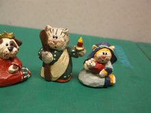 Eddie Walker Figurines 4pcs Mixed Dog Kitten ds1