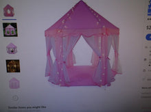 Princess Castle Play Tent Large Playhouse Indoor Outdoor Star Light string