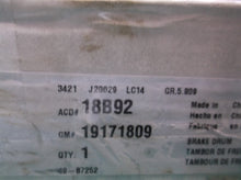 Drum Assembly Brake Rear PN 19171809 18028405 Jeep CJ5 CJ7 Scrambler