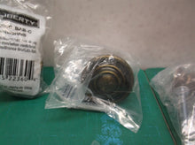 5 P07026C-BAB-C Drawer Knobs Cabinet Hardware 1-3/8" Burnished Antique Brass