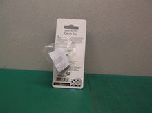 set of 2 1-3/16 in. (30mm) Chrome and Clear Faceted Glass Cabinet Knobs