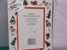 5 packages of holiday photo greeting cards