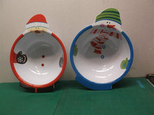 lot of 2 holiday bowls
