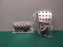 set of 2 pedal covers chrome