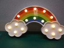 Rainbow LED Light Battery Operated Night Lights Rainbow LED Lamp Wall Décor
