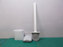 Silicone Flex Toilet Brush Wall Wand NoSlip Long Handle Soft Bristle No brackets