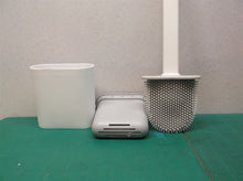 Silicone Flex Toilet Brush Wall Wand NoSlip Long Handle Soft Bristle No brackets