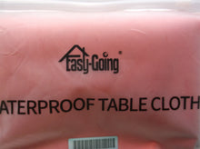 Rectangle Waterproof Tablecloths 90x132 Christmas Red Spillproof Fabric