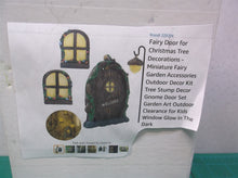Fairy Door for Tree Decorations Miniature Garden Kit Tree Stump Decor Gnome Door