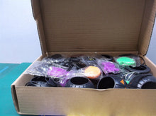 128 Pcs Halloween 12 Pack Pre Filled Pumpkin Jars Variety Squeeze Fidget Balls