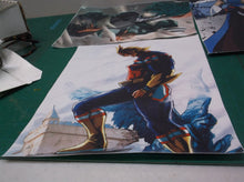 canvas anime art 6 piece unmounted 8x10