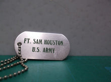 fort sam houston us army dog tag ds1