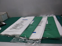 lot of 5 table cloths 2 green 3 white 54x96