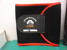 CGW Men's and Women's Waist Training Belts Ab Muscle Strength Training red
