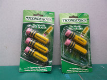 Lot of 5 Ticonderoga Pencil-Shaped Erasers, Latex-Free,