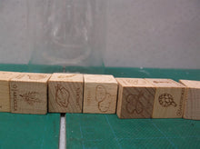 laser engraved wood dice for cooking inspiration