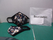 lot of 2 floral print reusable face masks