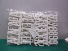 lot of white multi purpose craft letters