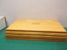 set of poker chips in wooden storage box